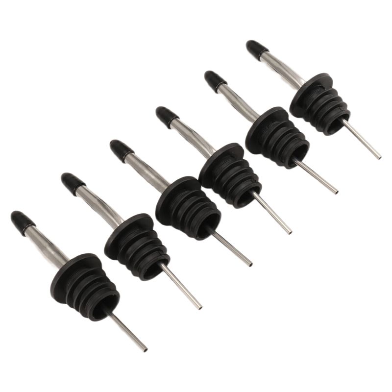 Speed Pourer Cap - AB46-6Pcs Stainless Steel Pourers,Speed Pourer, Liquor