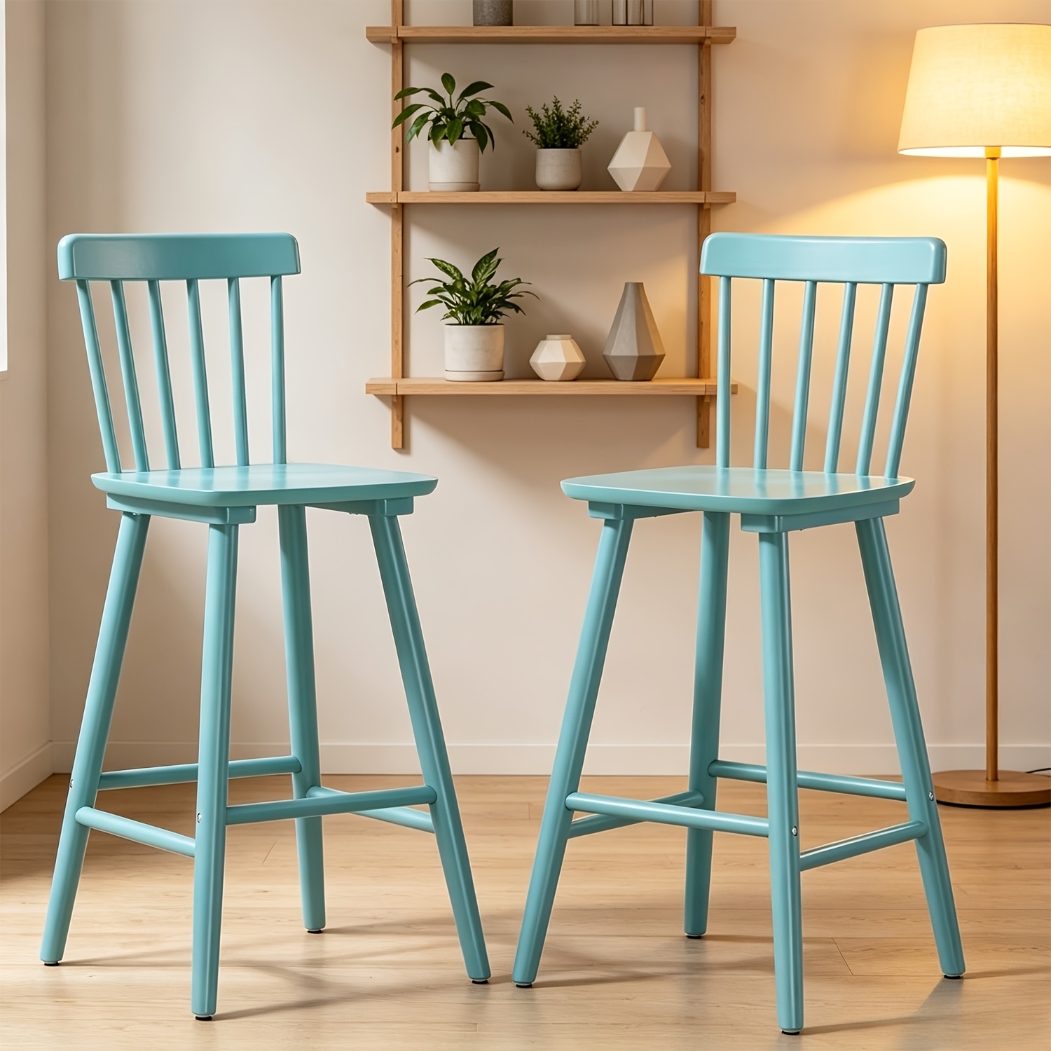 Home Bar And Counter - Bar Stools Set of 2, 26