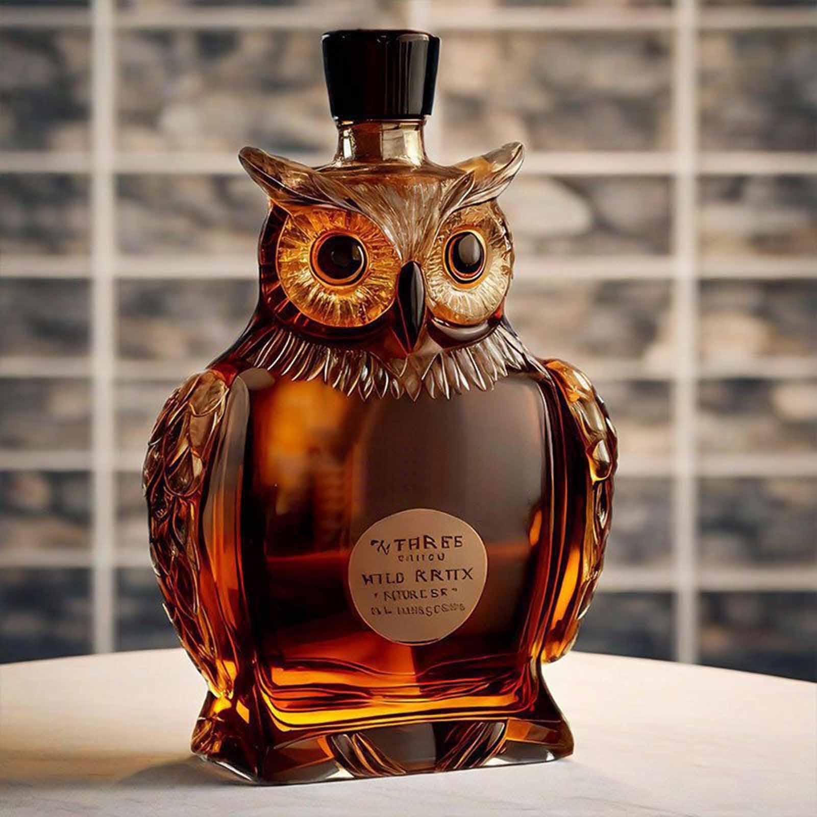 Home Bar Setup - Owl Shape Home Bar Decanter 350ml