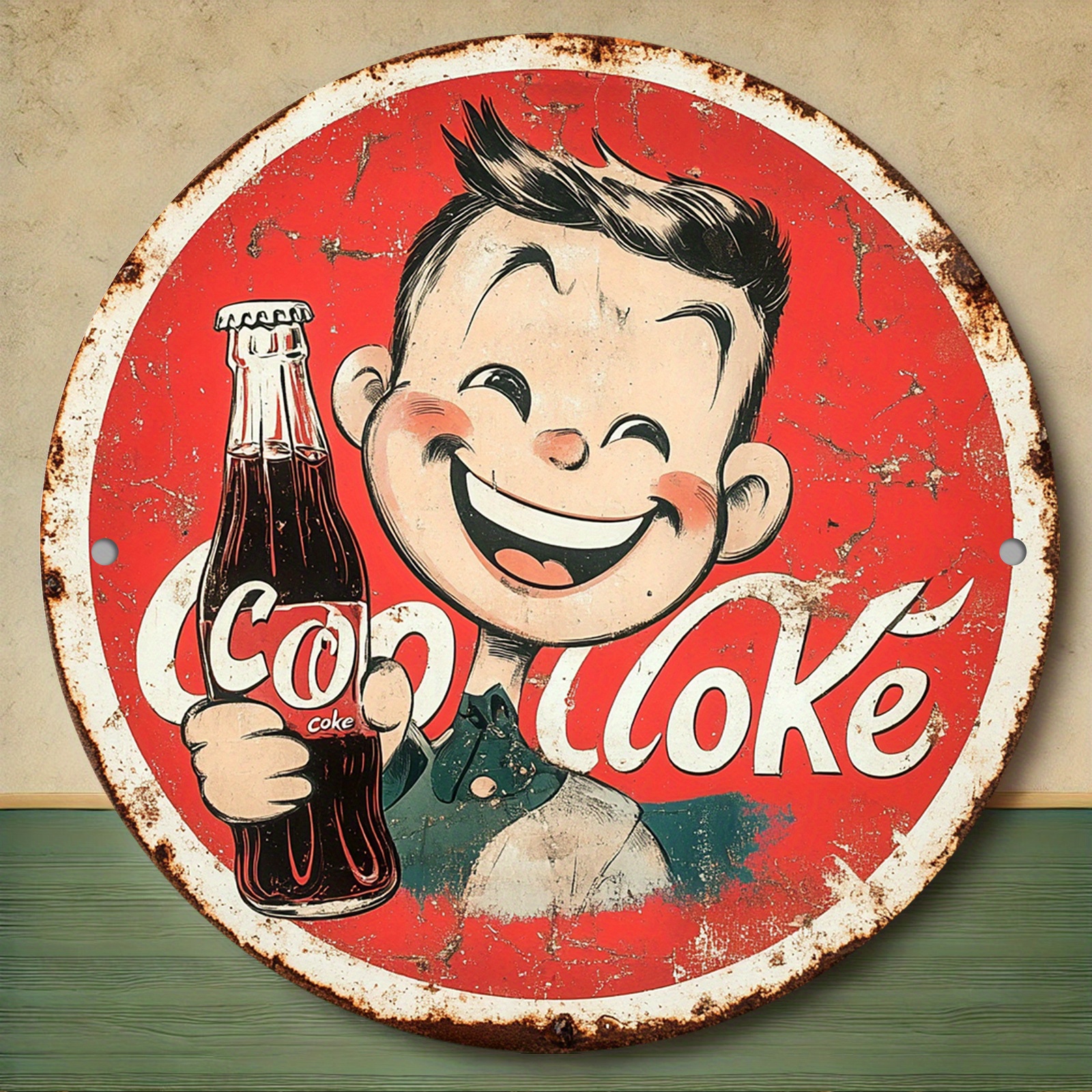 Vintage-Style Cola Advertiseme - Home Bar Cafe reseña y precio