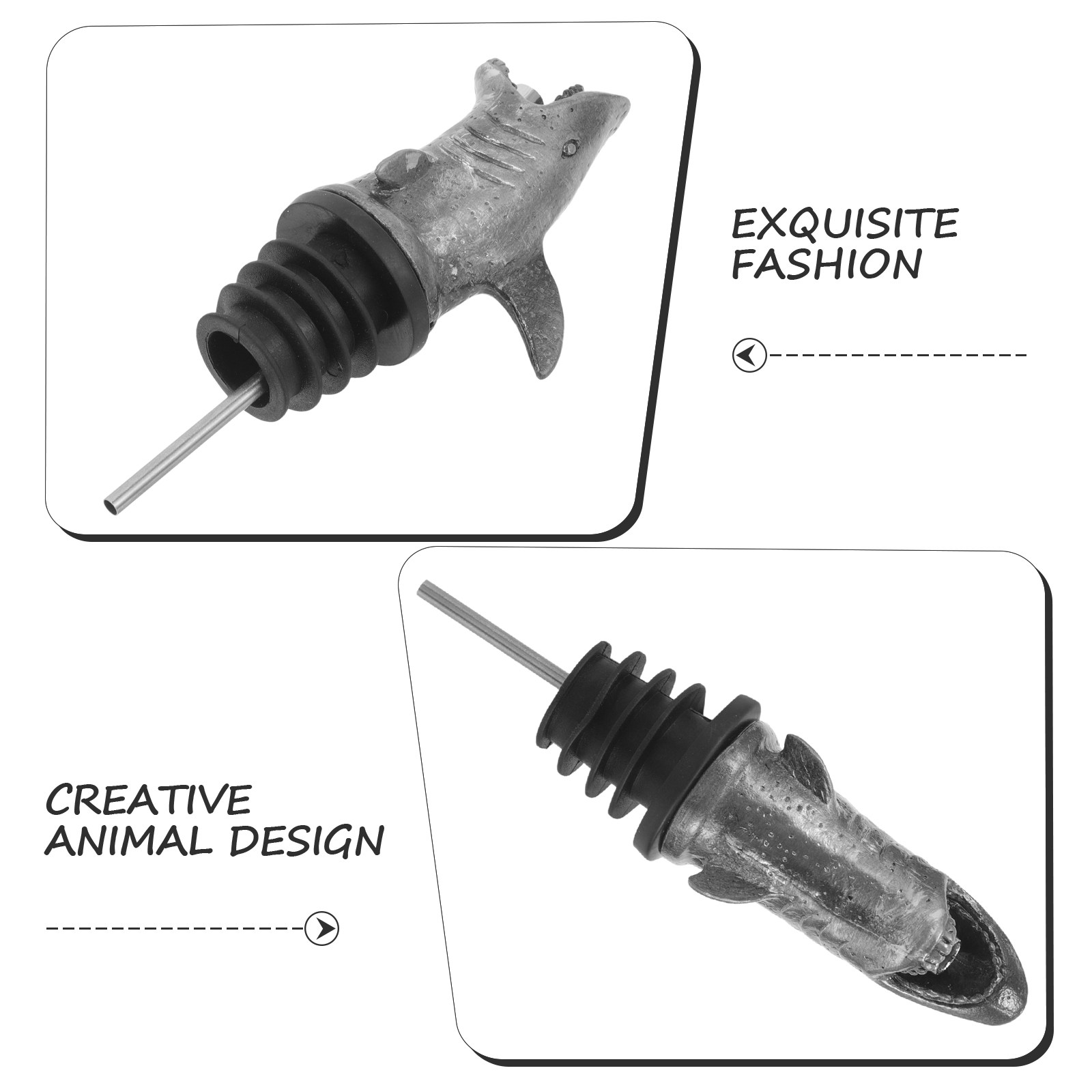 Liquor Bottle Pourer Shark Win - Speed Pourer Cap reseña y precio