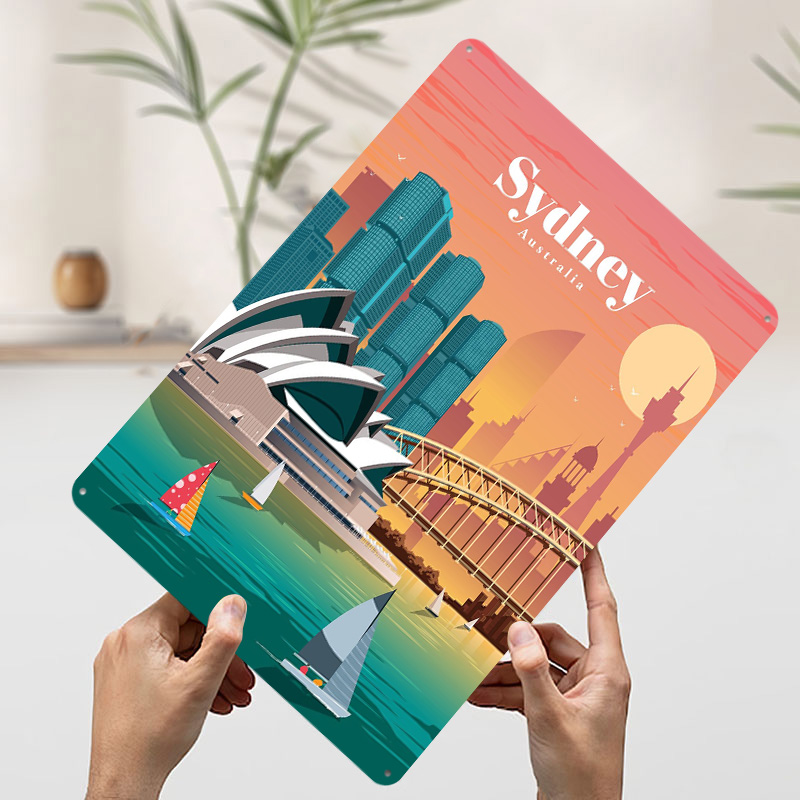 Sydney Poster Wall Art Retro V - Home Bar Sydney reseña y precio