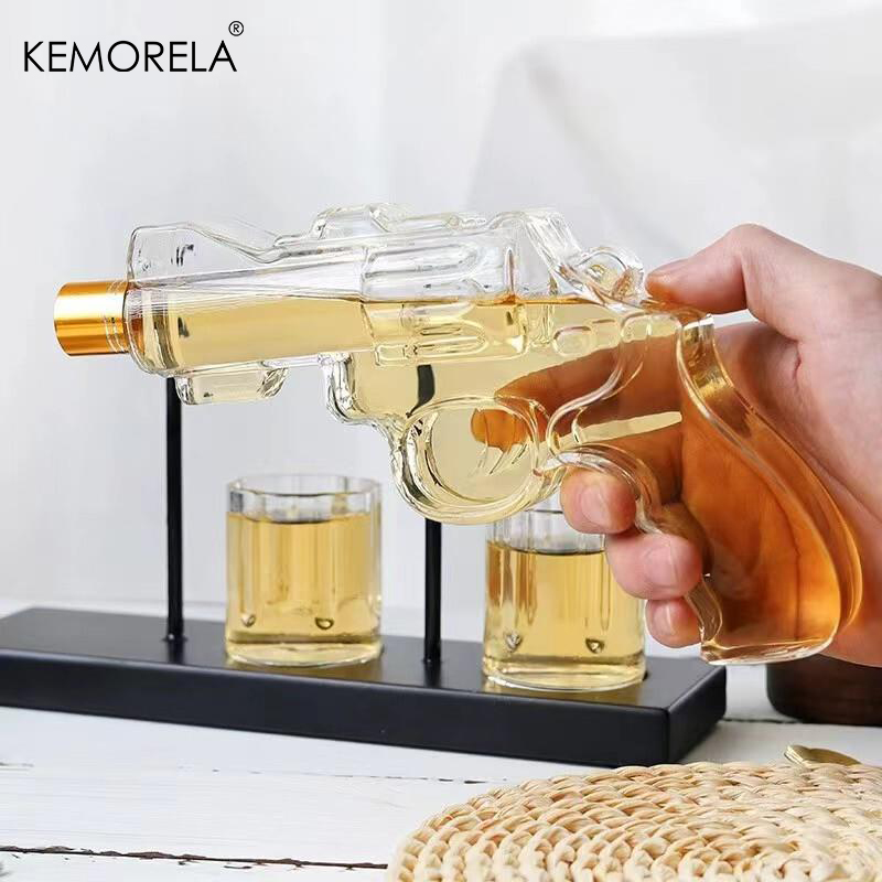 KEMORELA Revolver Glass Decant - Home Bar Setup reseña y precio