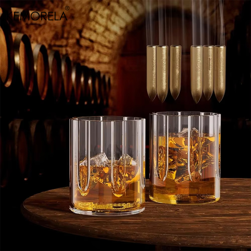 KEMORELA Revolver Glass Decant - Home Bar Setup reseña y precio