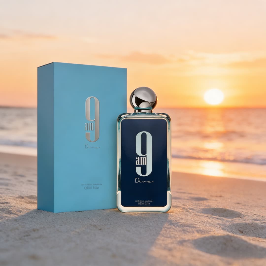 9am Dive EDP | Sleek blue glas - Home Bar Accessories reseña y precio