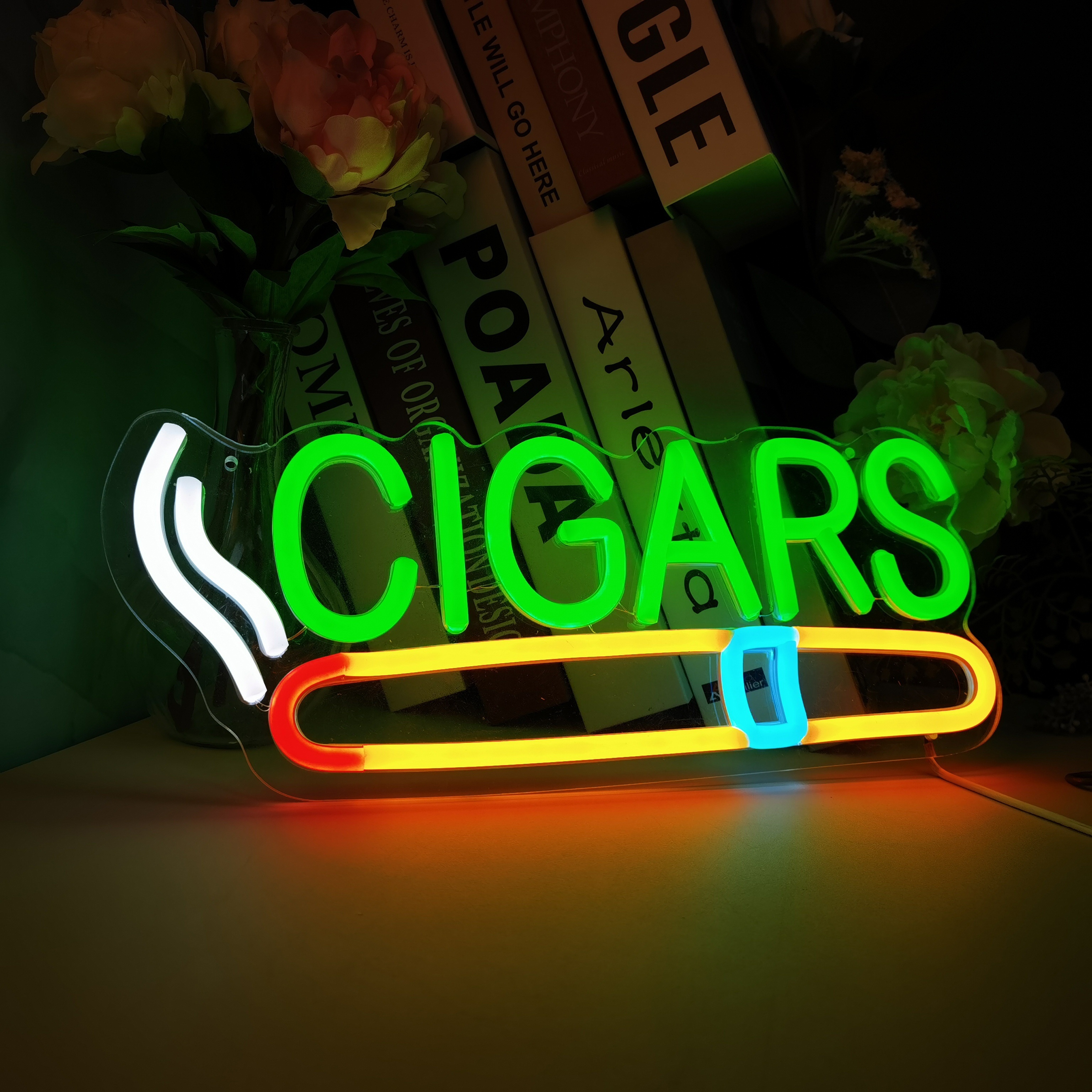 Cigar Shop Neon Sign, For Home - Home Bar Lounge reseña y precio