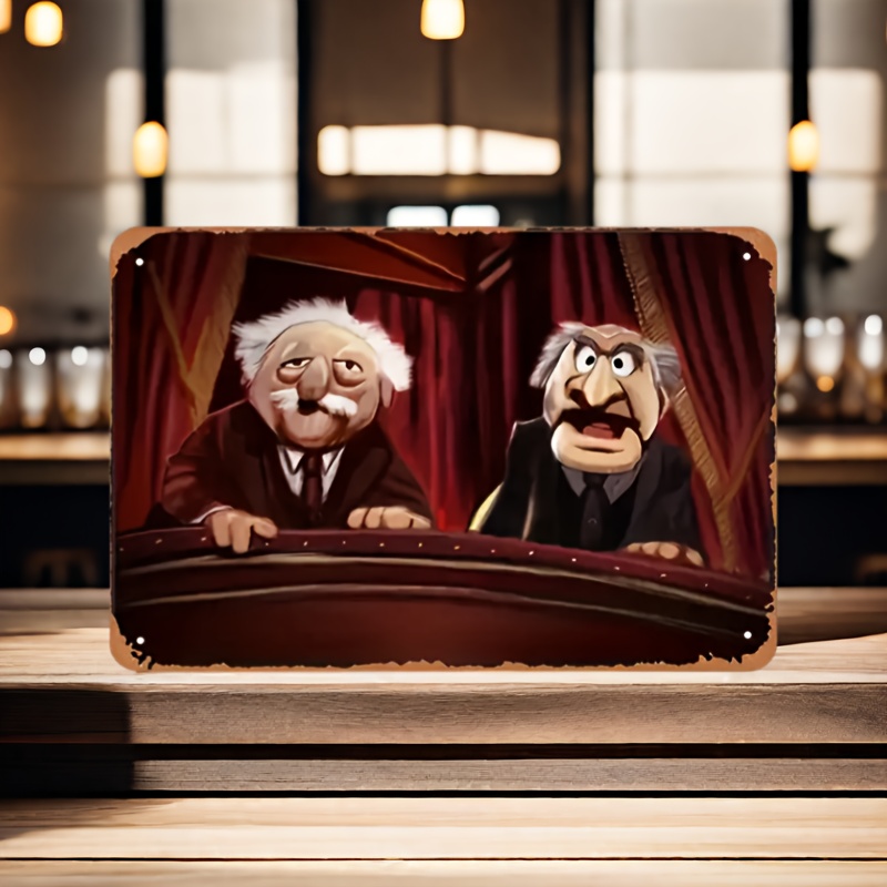 Statler & Waldorf Vintage Meta - Home Bar Cafe reseña y precio