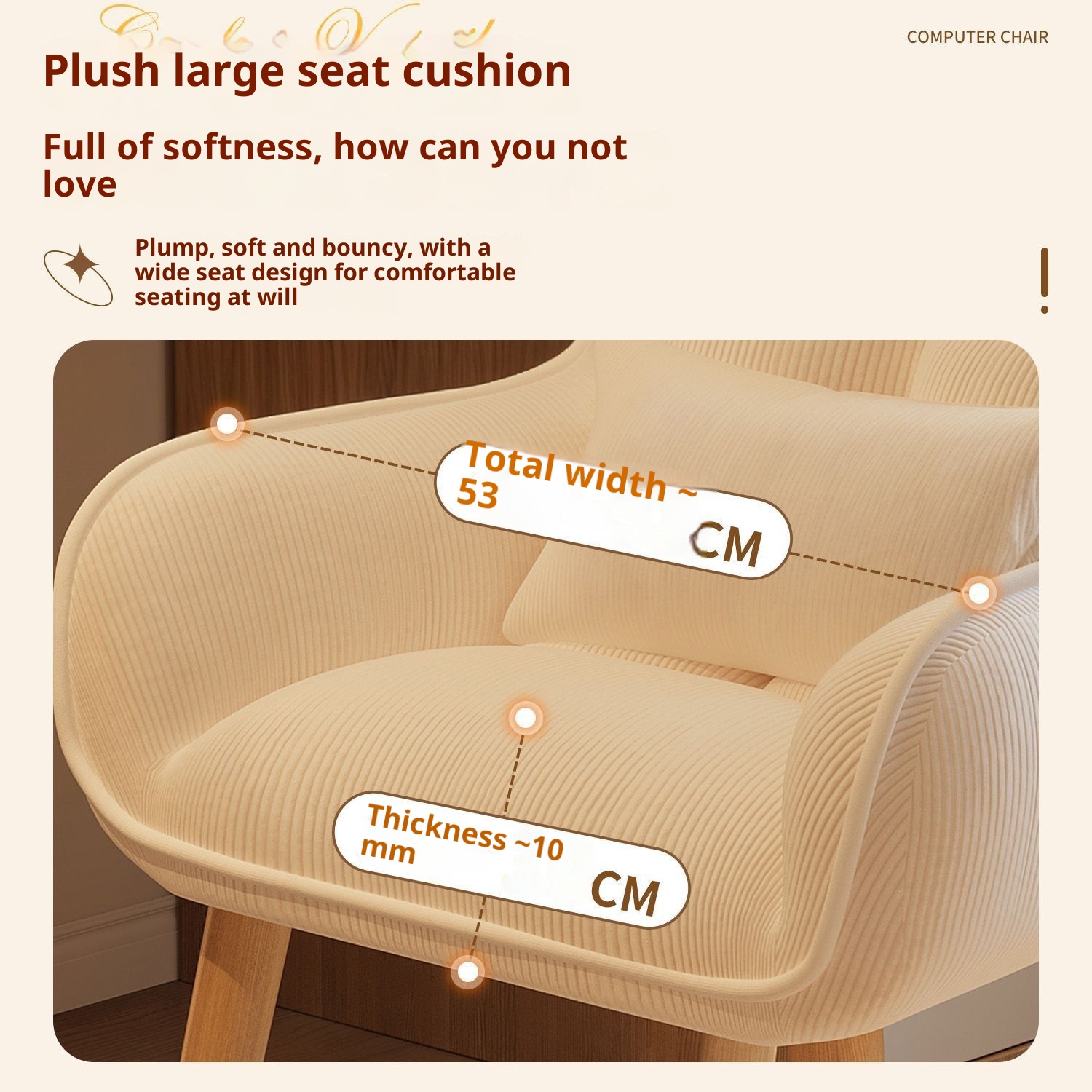 Bedroom chair, backrest makeup - Home Bargains reseña y precio