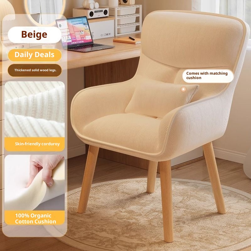 Bedroom chair, backrest makeup - Home Bargains reseña y precio