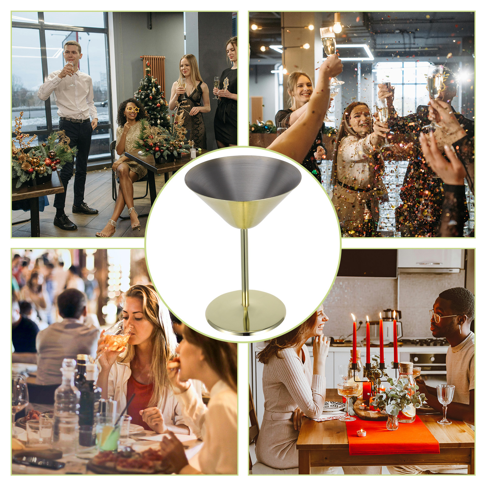 Stainless Steel Cocktail Cup P - Home Bar Lounge reseña y precio