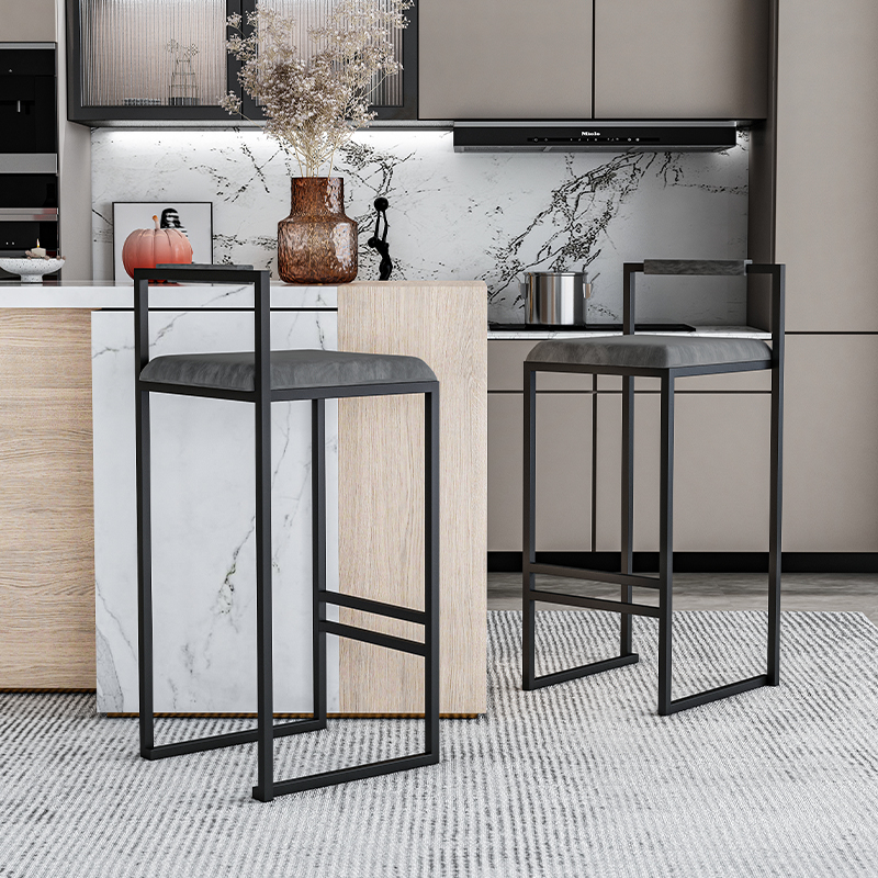 Nordic Velvet Black Bar Chairs - Home Bar Lounge reseña y precio