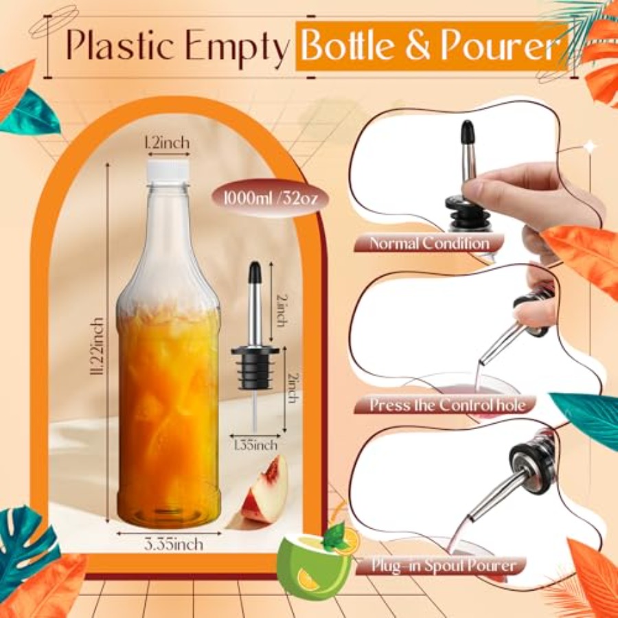15 Pcs Bar Caddy Accessories 3 - Speed Pourer Cap reseña y precio