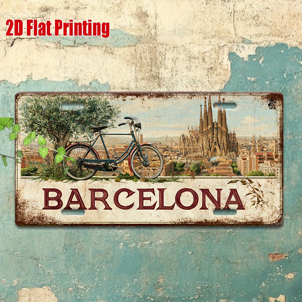 2D Flat, 1 Piece Vintage Metal - Home Barcelona reseña y precio