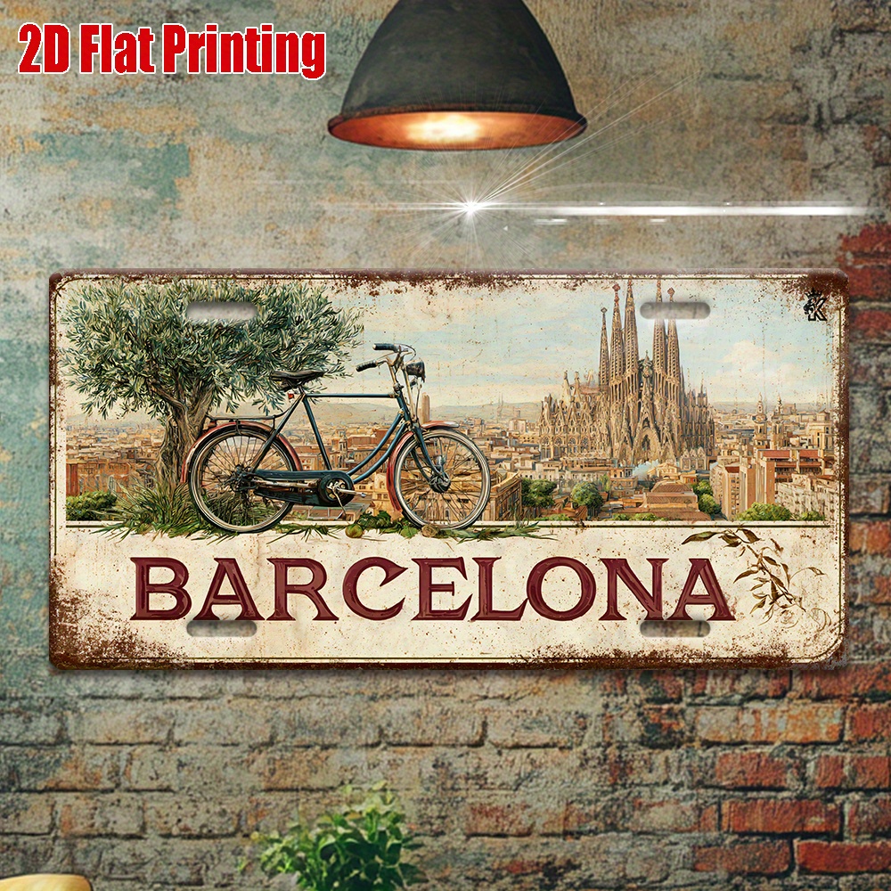 2D Flat, 1 Piece Vintage Metal - Home Barcelona reseña y precio
