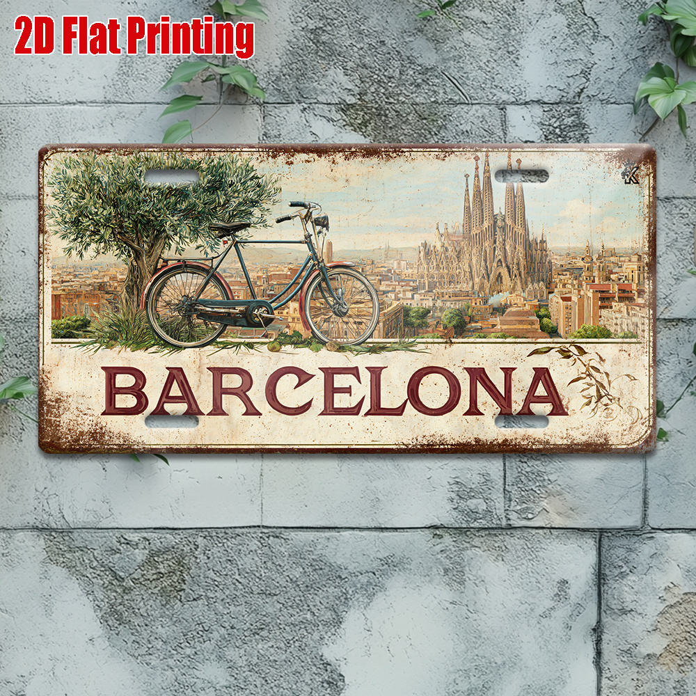 2D Flat, 1 Piece Vintage Metal - Home Barcelona reseña y precio