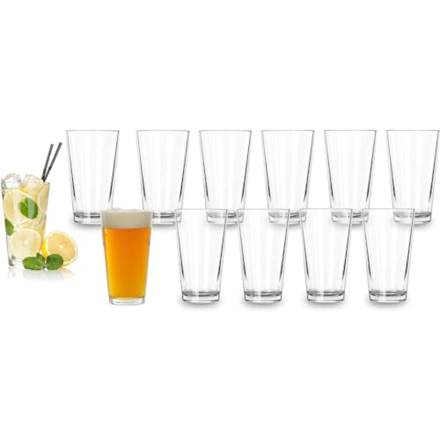 Bulk Classic Premium Beer Pint - Highball Glass Set reseña y precio