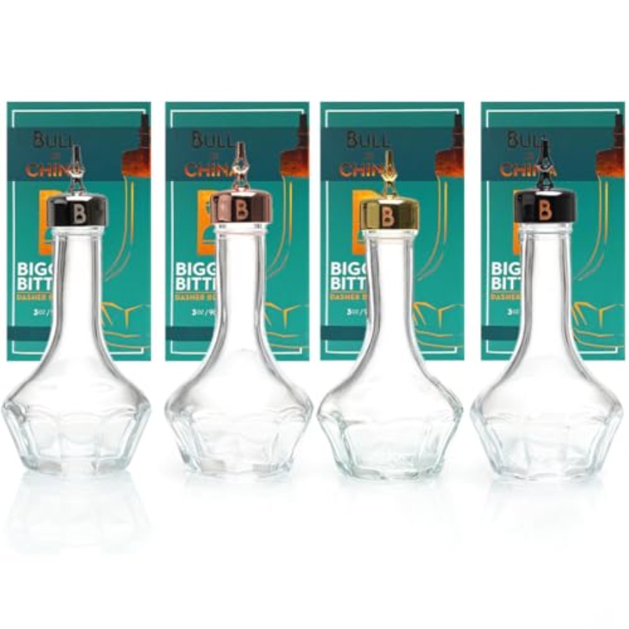 Bitters Bottle 90ml Glass Dash - Bitters Bottle Set reseña y precio