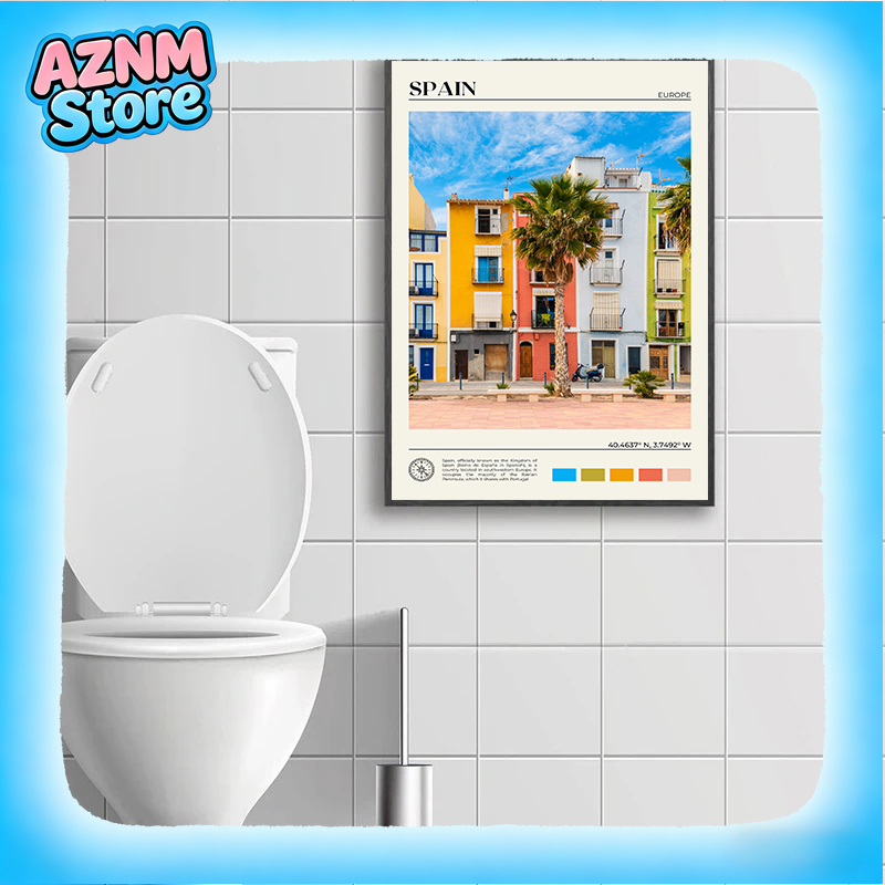 Spain Travel Scenery Poster Se - Home Barcelona reseña y precio