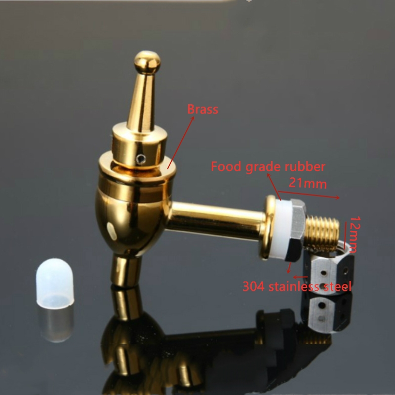 Copper Wine Barrel Spigot Beve - Home Bar And Fridge reseña y precio