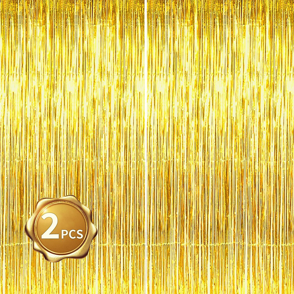 2Pack Gold Metallic Foil Tinse - Home Bargains reseña y precio