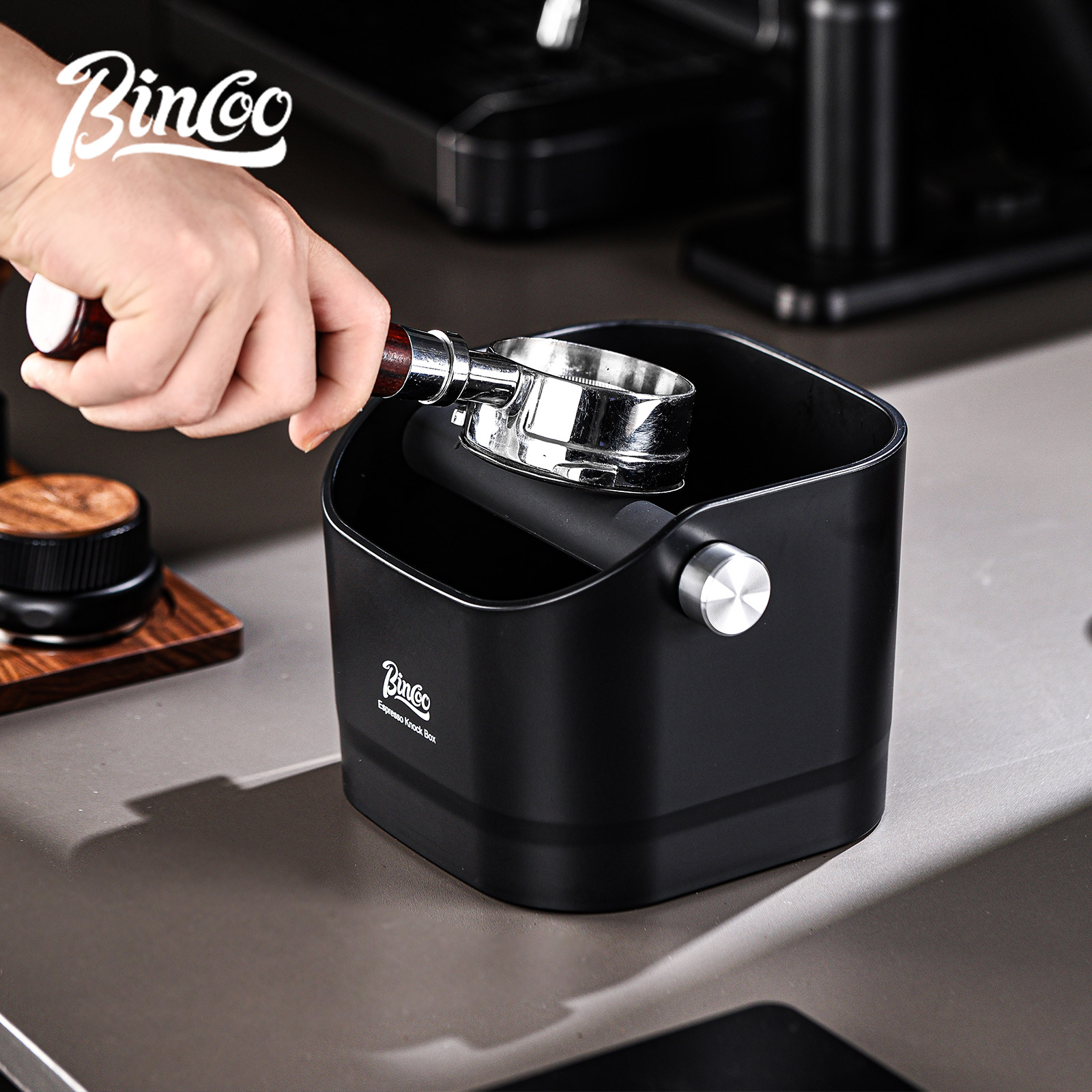 Bincoo 1.6L Square Coffee Knoc - Home Bar Setup reseña y precio