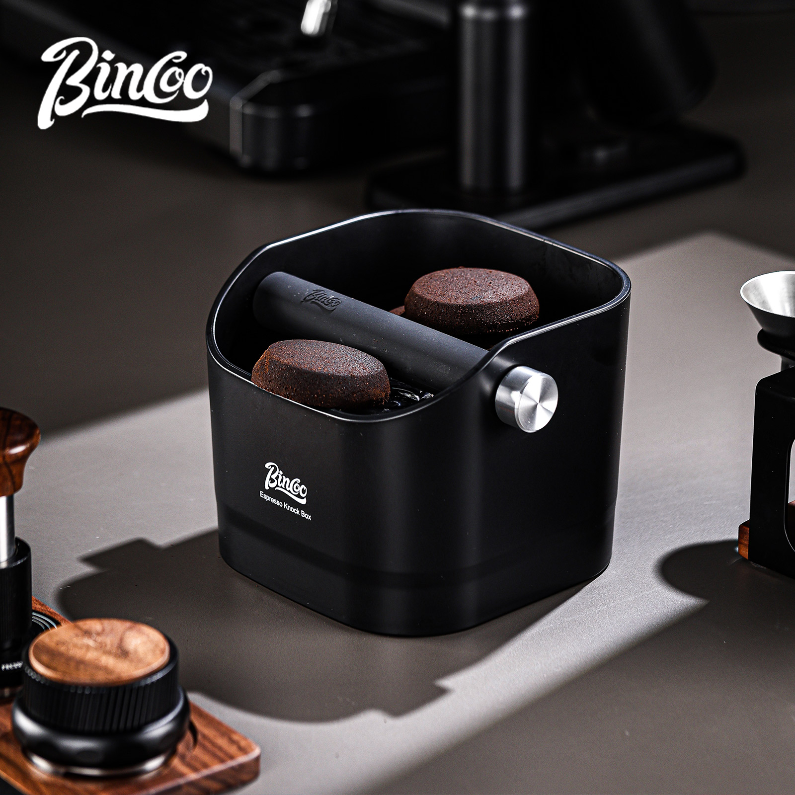 Bincoo 1.6L Square Coffee Knoc - Home Bar Setup reseña y precio