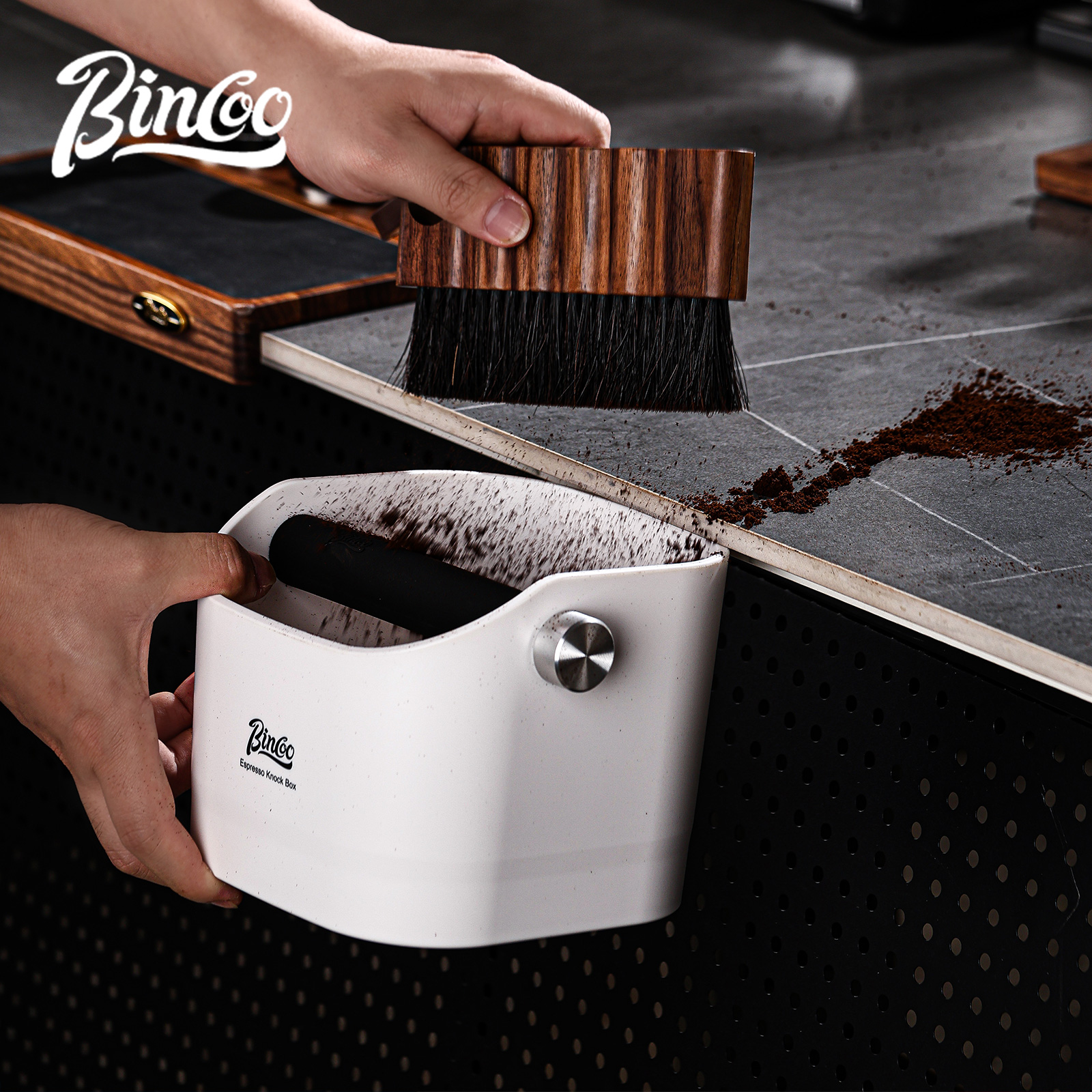 Bincoo 1.6L Square Coffee Knoc - Home Bar Setup reseña y precio