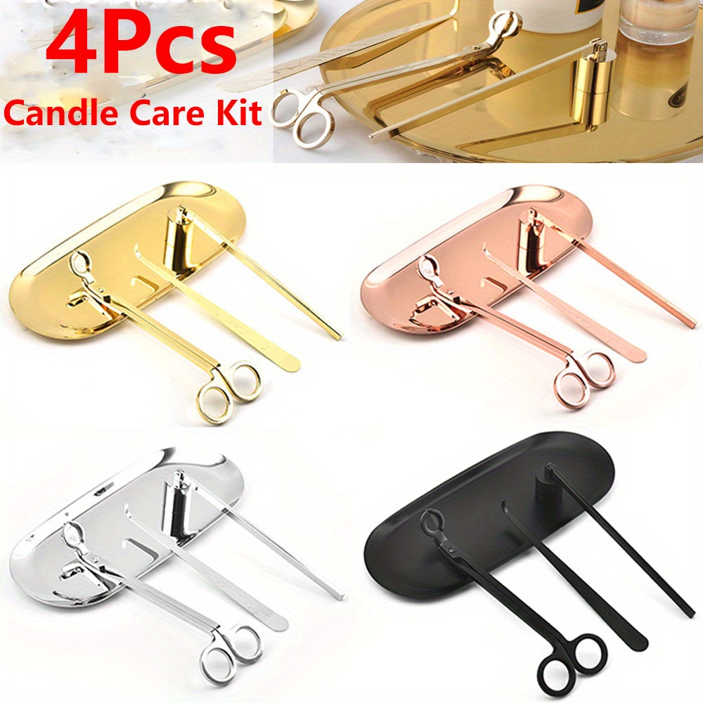 4pcs/set Luxury Candle Care Ki - Home Barbershop reseña y precio