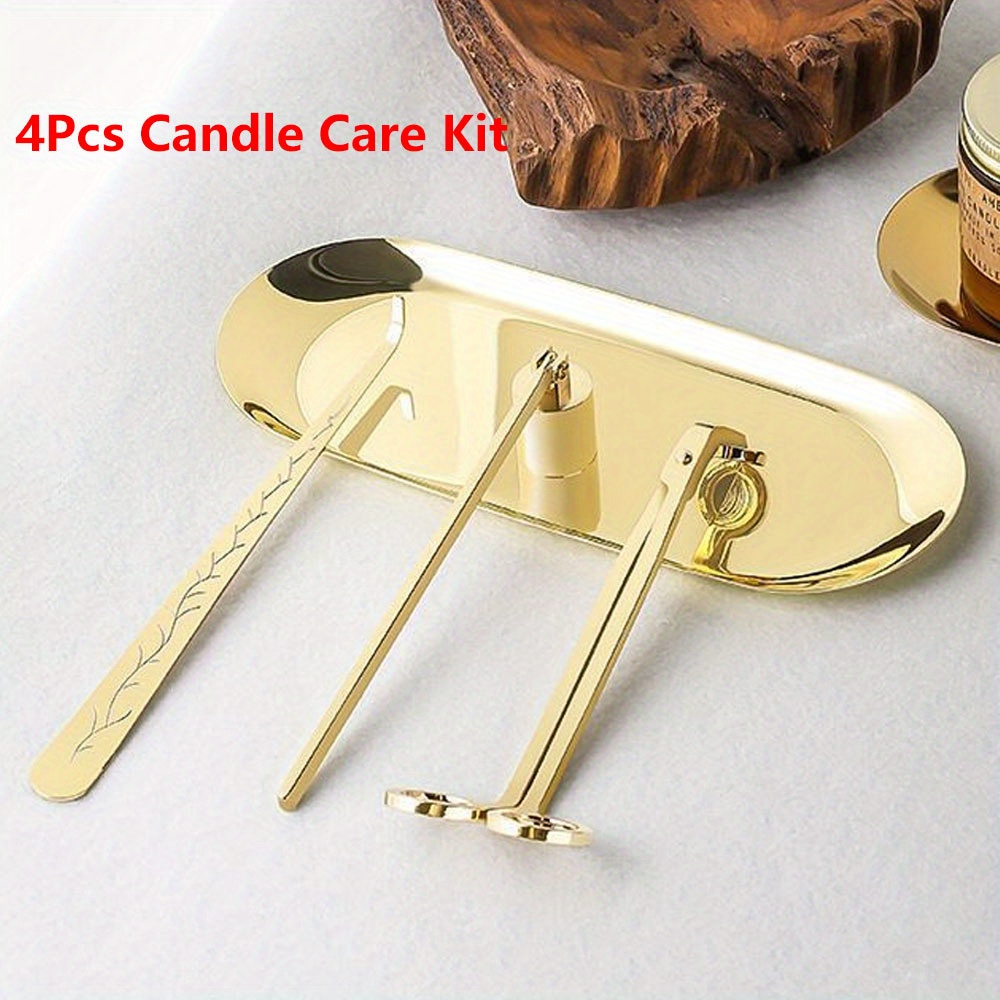4pcs/set Luxury Candle Care Ki - Home Barbershop reseña y precio