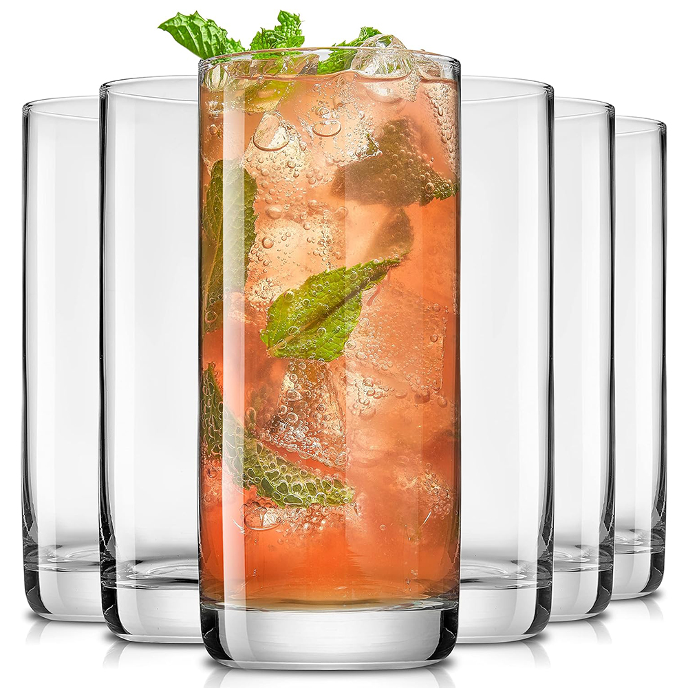 Lead-Free Crystal Drinking Gla - Highball Glass Set reseña y precio