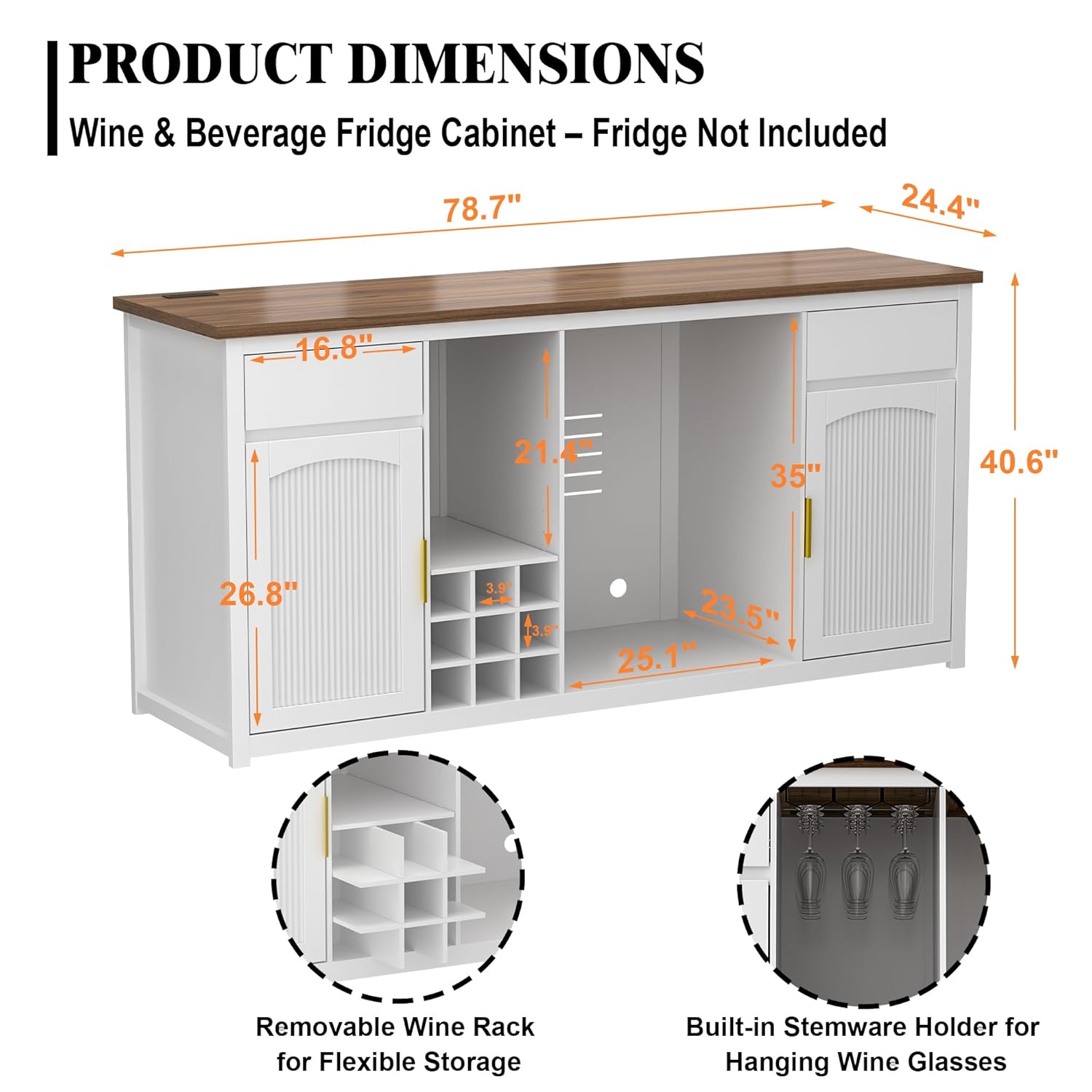 Extra Long Bar Cabinet Fridge  - Home Bar And Fridge reseña y precio