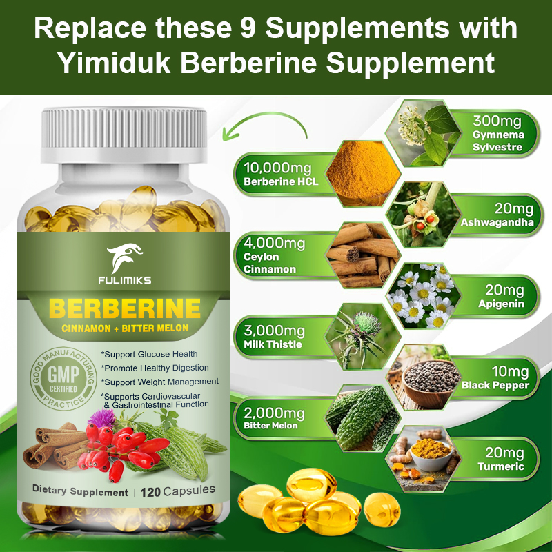 Berberine Capsules + Ceylon Ci - Bitters Bottle Set reseña y precio