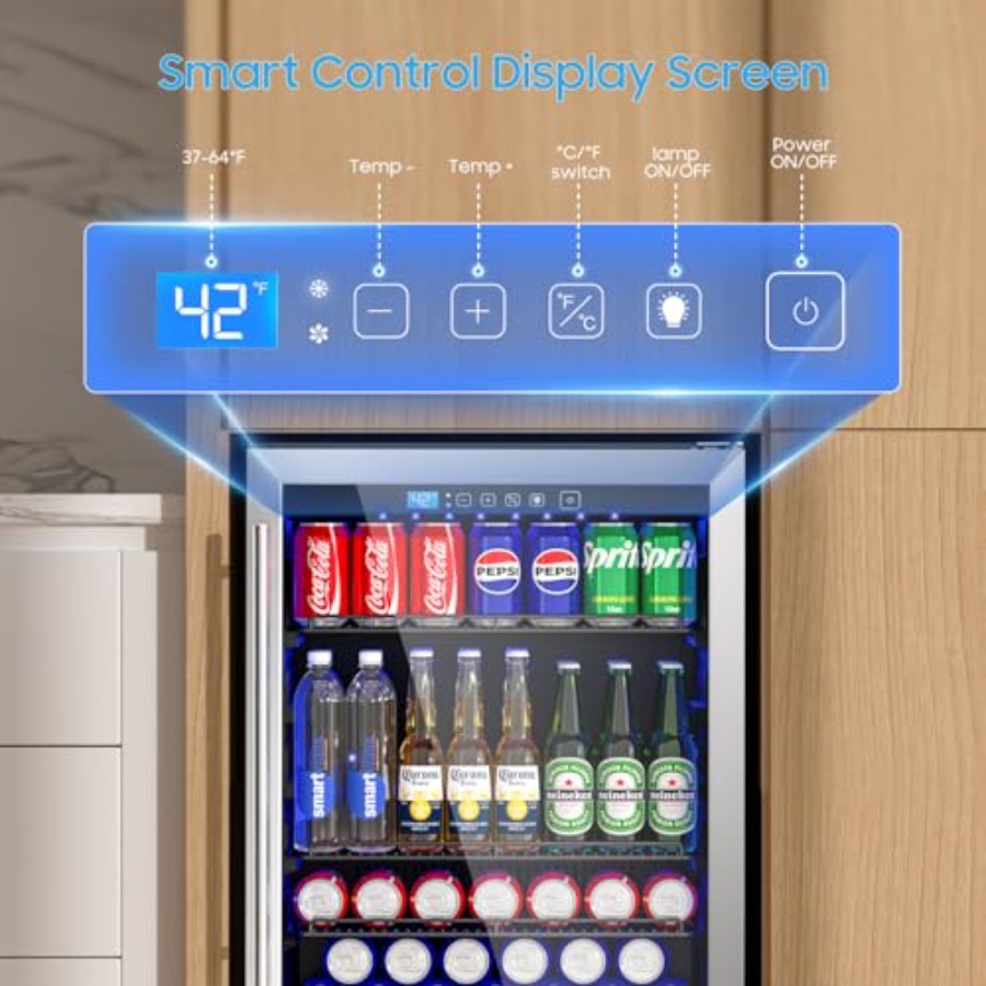 24 Inch Beverage Refrigerator  - Home Bar And Kitchen reseña y precio
