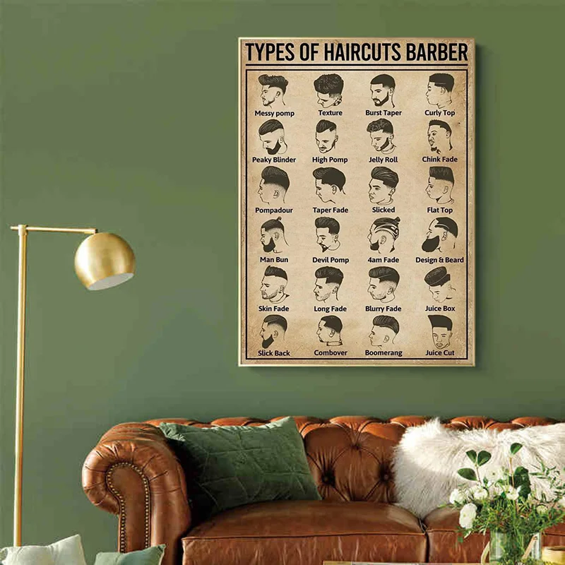 Retro Types Of Haircuts Barber - Home Barbershop reseña y precio