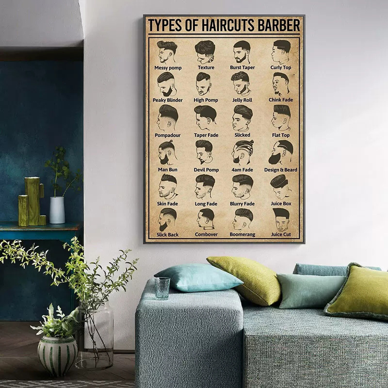 Retro Types Of Haircuts Barber - Home Barbershop reseña y precio