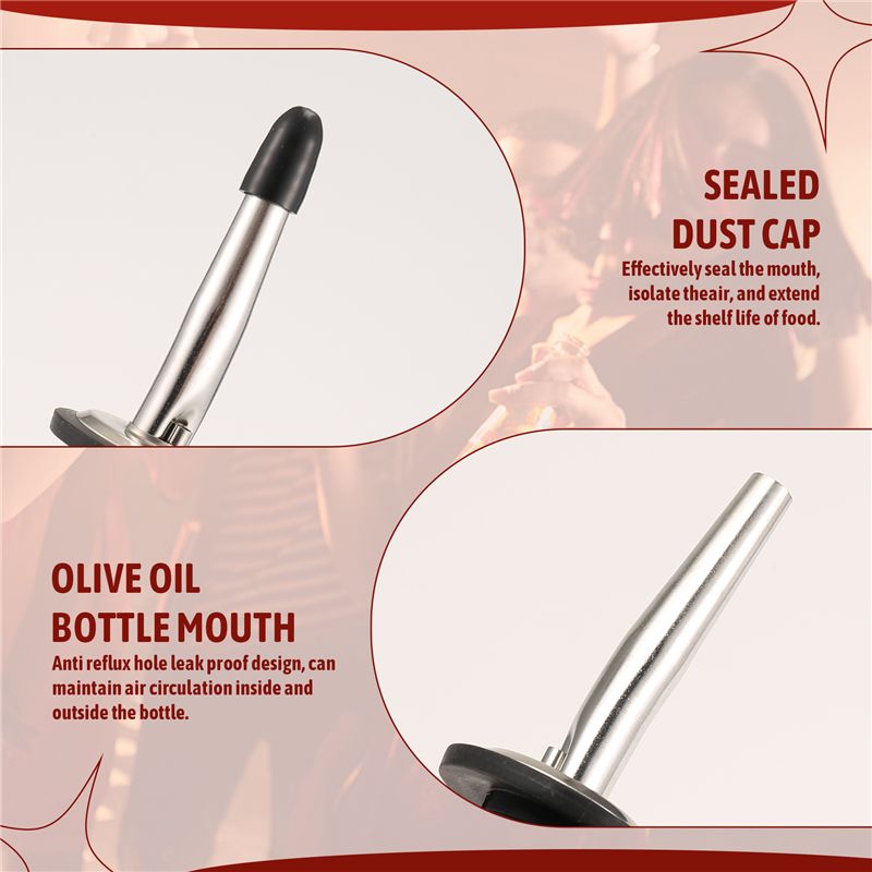 AB46-6Pcs Stainless Steel Pour - Speed Pourer Cap reseña y precio