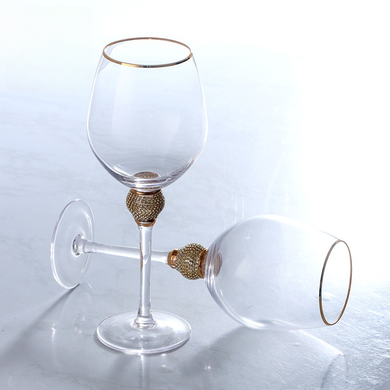 Luxury Diamond Gold Rim Highba - Highball Glass Set reseña y precio