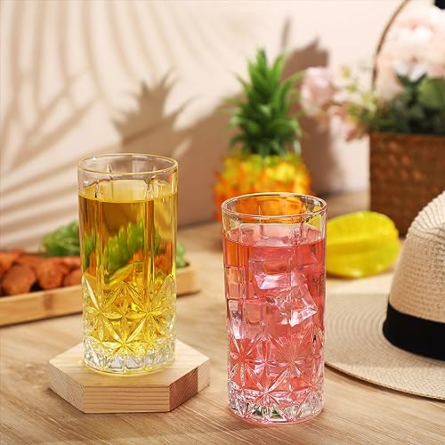 Set of 12 Tall Highball Glasse - Highball Glass Set reseña y precio