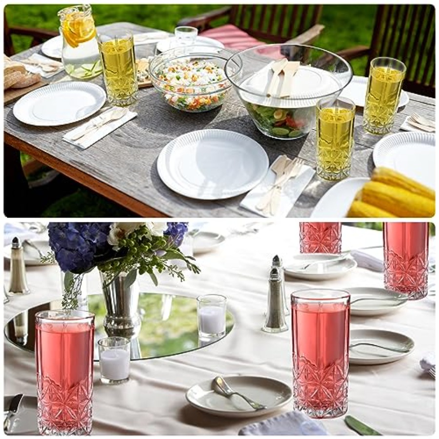 Set of 12 Tall Highball Glasse - Highball Glass Set reseña y precio