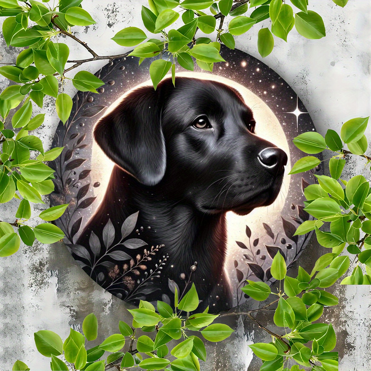 Charming Black Labrador and Ki - Home Bar And Kitchen reseña y precio