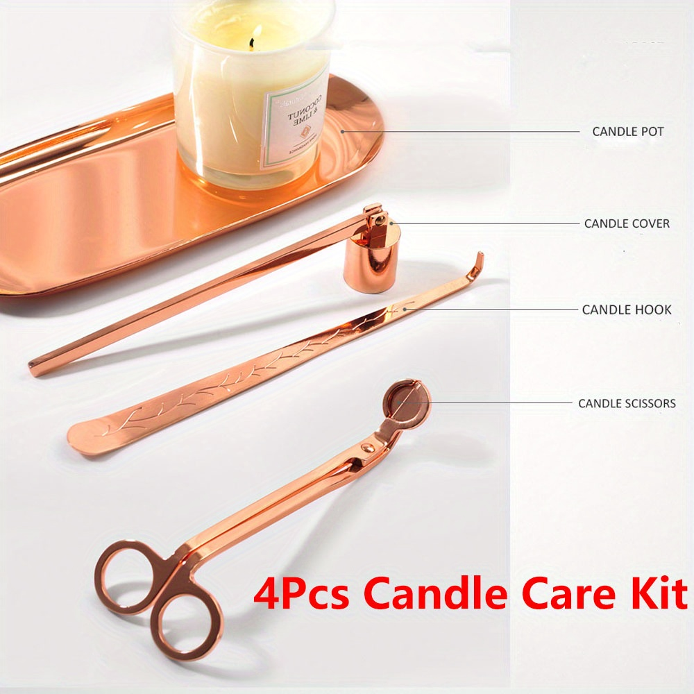 4pcs/set Luxury Candle Care Ki - Home Barbershop reseña y precio