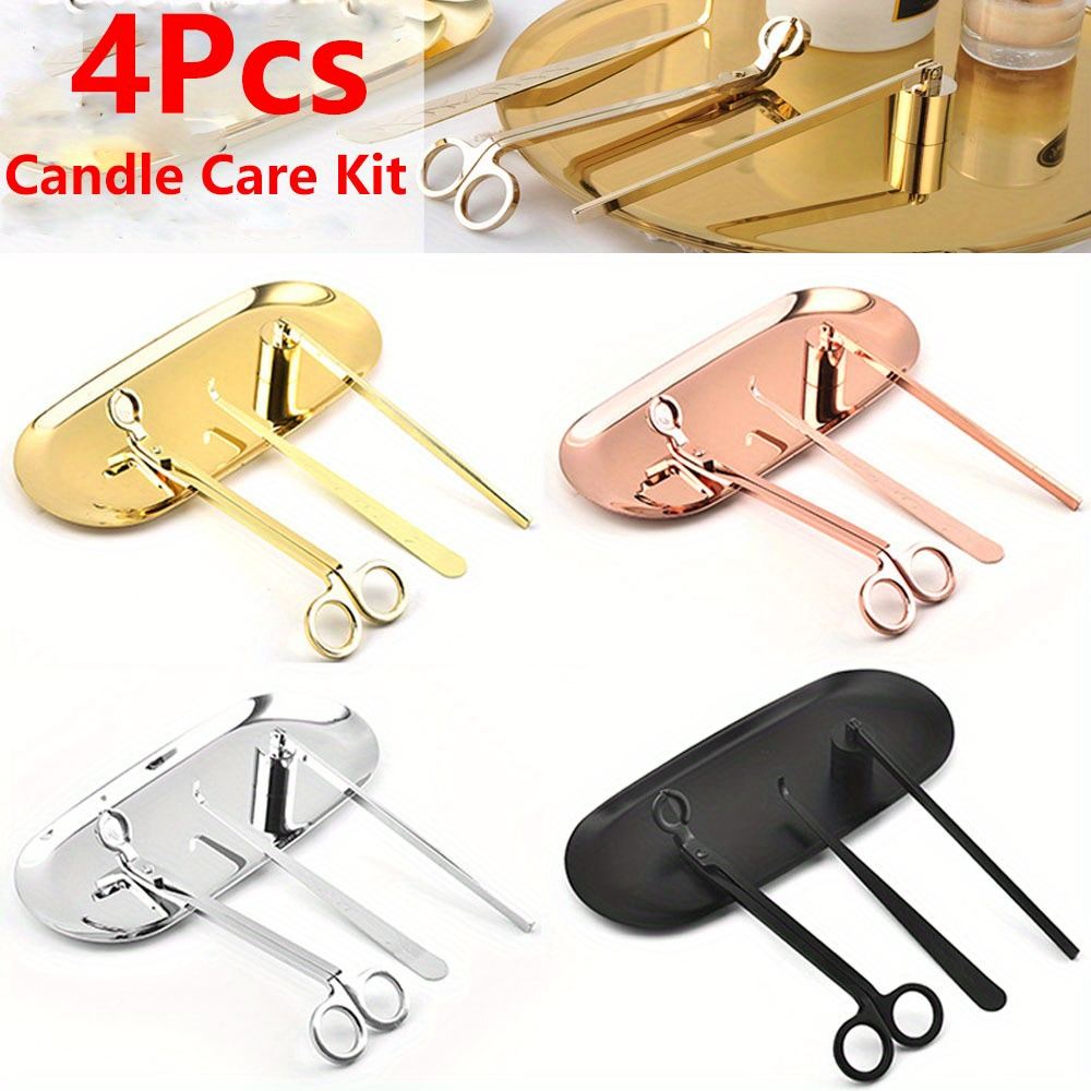 4pcs/set Luxury Candle Care Ki - Home Barbershop reseña y precio