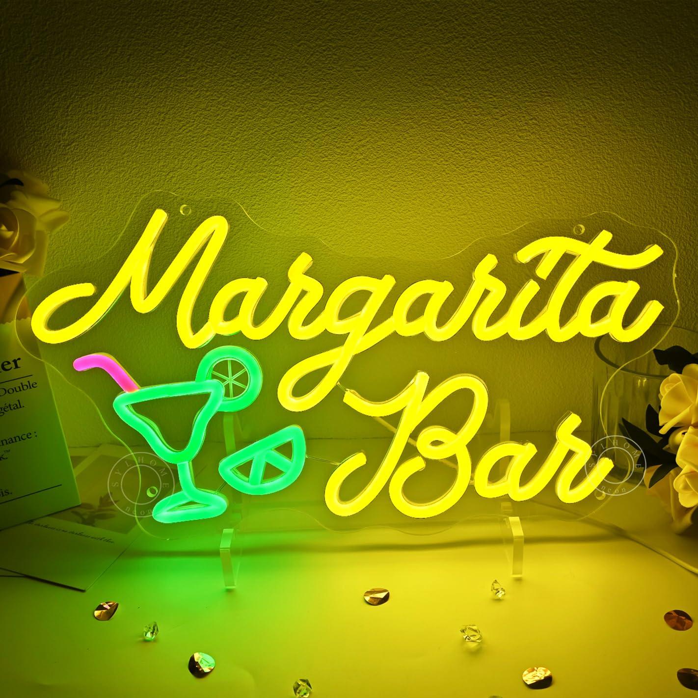 Margarita Bar Neon Sign Dimmab - Home Bar And Kitchen reseña y precio