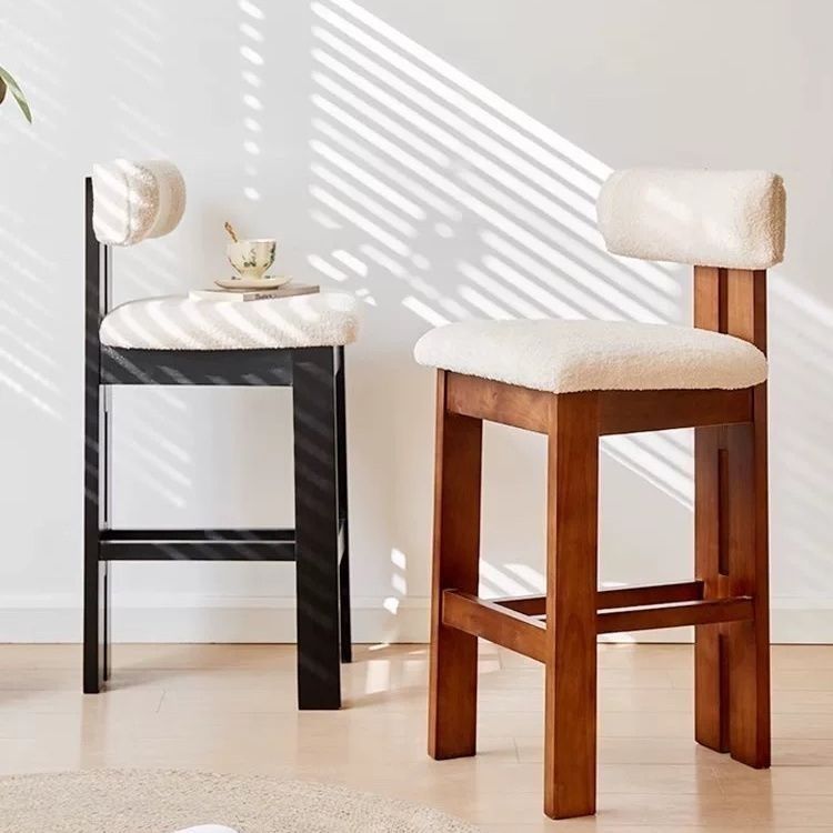 Nordic Bar Stool Solid Wood Hi - Home Bar Seating reseña y precio