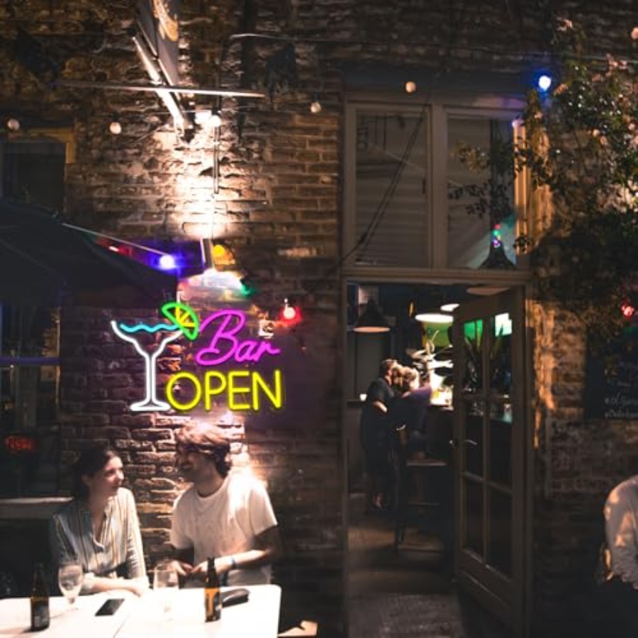 Sign for Business, Neon Open S - Home Bar Cafe reseña y precio