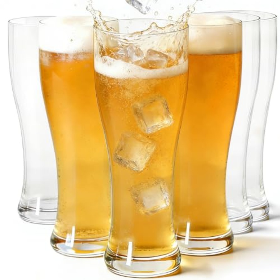 18 oz Pilsner Beer Glasses Set - Highball Glass Set reseña y precio