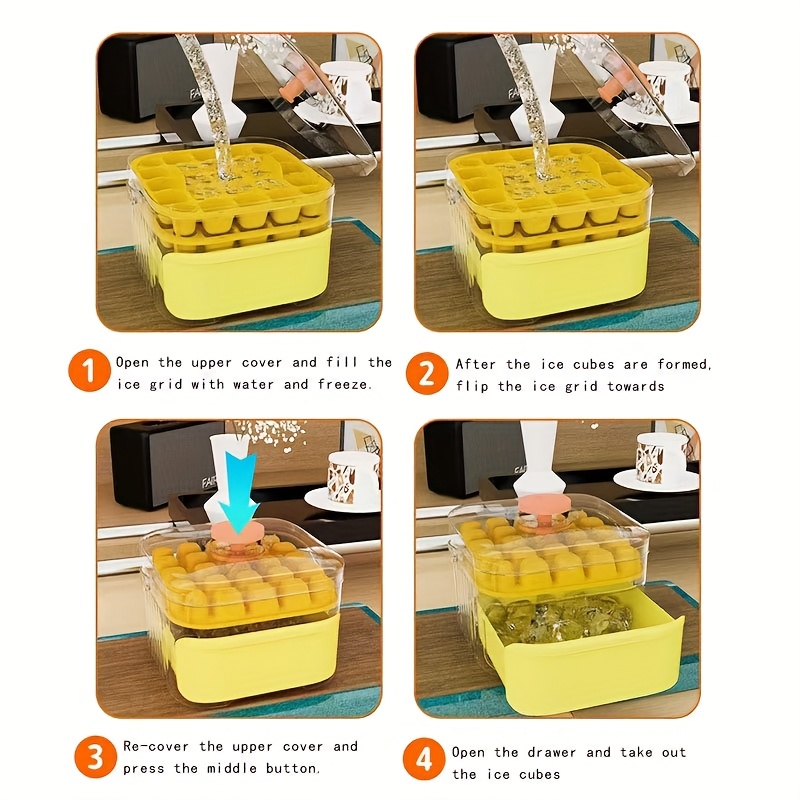 48 Cells Ice Cube Tray Easy Co - Home Bar And Fridge reseña y precio