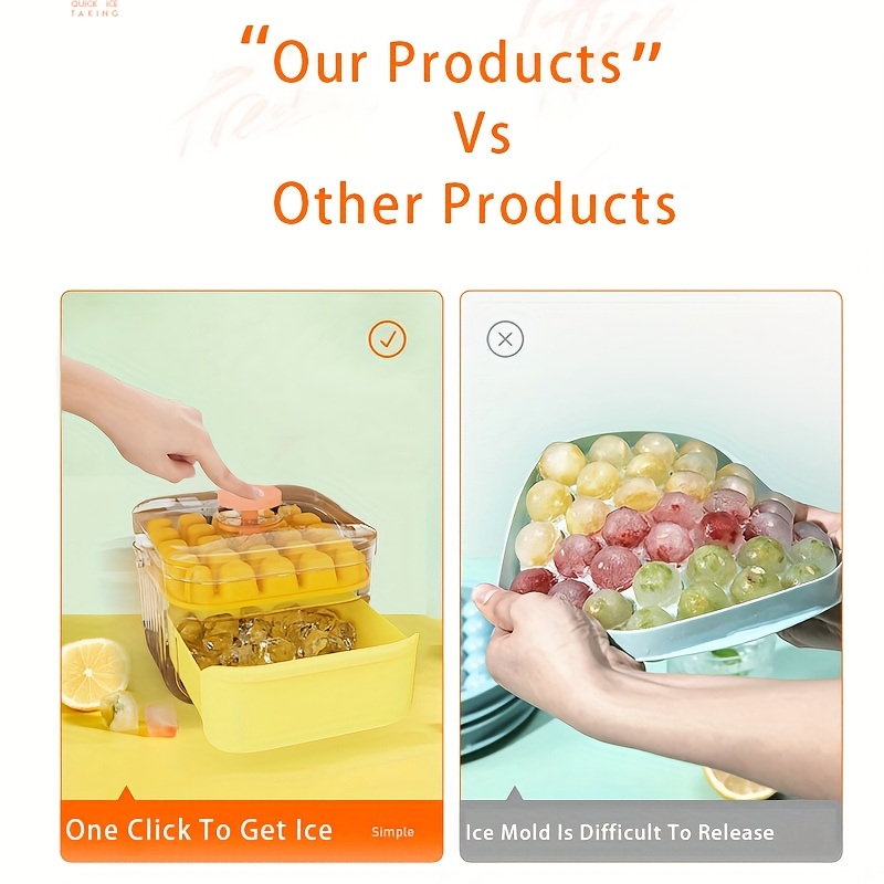 48 Cells Ice Cube Tray Easy Co - Home Bar And Fridge reseña y precio