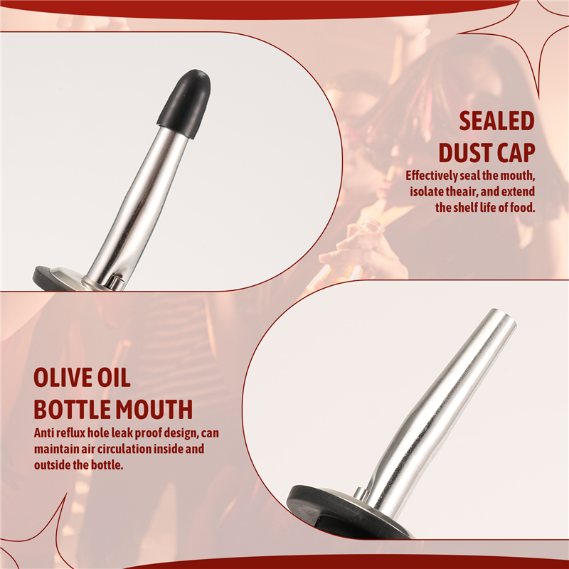 AEE2-6Pcs Stainless Steel Pour - Speed Pourer Cap reseña y precio