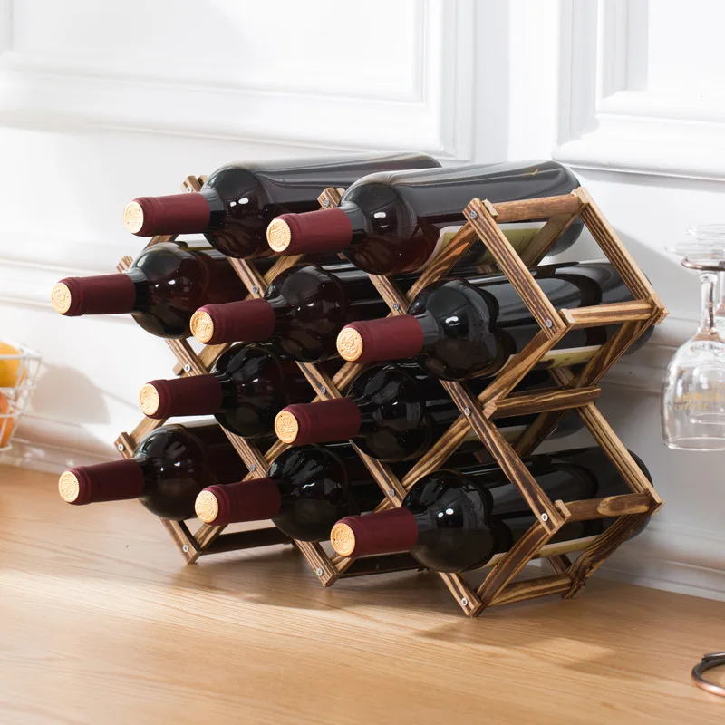 Stackable Wine Storage Shelves - Home Bar Shelf reseña y precio